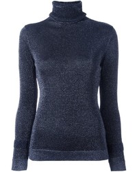 Женский темно-синий кашемировый свитер от Allude