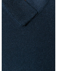 Женский темно-синий кашемировый свитер от Antonia Zander