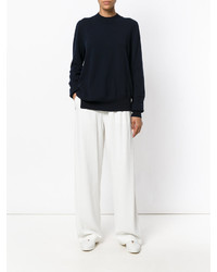 Женский темно-синий кашемировый свитер от Jil Sander