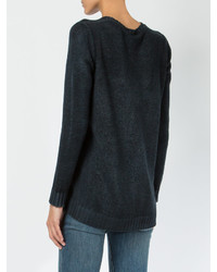 Женский темно-синий кашемировый свитер от Avant Toi