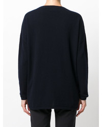 Женский темно-синий кашемировый свитер от Roberto Collina