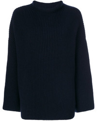 Женский темно-синий кашемировый свитер от The Row