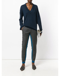 Женский темно-синий кашемировый свитер от Antonia Zander