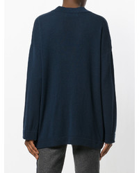 Женский темно-синий кашемировый свитер от Antonia Zander