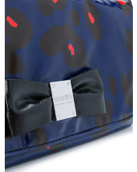 Темно-синий клатч с леопардовым принтом от Sonia By Sonia Rykiel