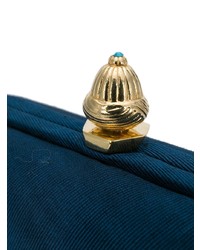 Темно-синий клатч от Mehry Mu