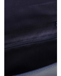 Темно-синий кожаный клатч от Modis