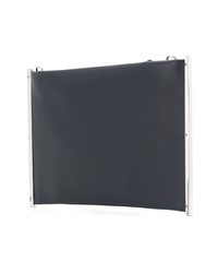 Темно-синий кожаный клатч от Chloé