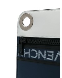 Мужской темно-синий кожаный мужской клатч от Givenchy