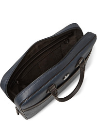 Темно-синий кожаный портфель от Dunhill