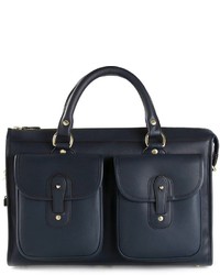 Темно-синий кожаный портфель от Ghurka