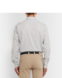 Мужской темно-синий кожаный ремень от Dolce & Gabbana