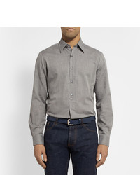 Мужской темно-синий кожаный ремень от Dunhill