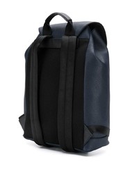 Мужской темно-синий кожаный рюкзак от Michael Kors