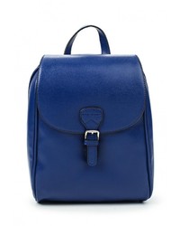 Женский темно-синий кожаный рюкзак от David Jones