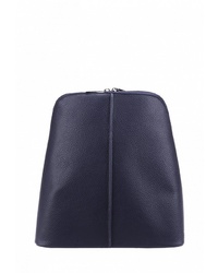 Женский темно-синий кожаный рюкзак от DDA