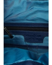 Женский темно-синий кожаный рюкзак от Gianni Conti