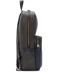 Мужской темно-синий кожаный рюкзак от Marc by Marc Jacobs