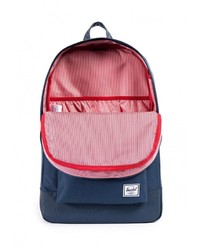 Женский темно-синий кожаный рюкзак от Herschel Supply Co.