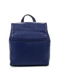Женский темно-синий кожаный рюкзак от Labbra