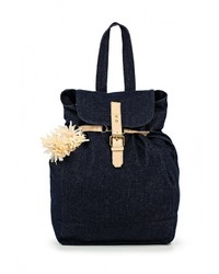 Женский темно-синий кожаный рюкзак от MAX&amp;Co