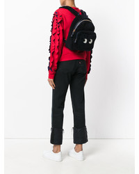 Женский темно-синий кожаный рюкзак от Anya Hindmarch