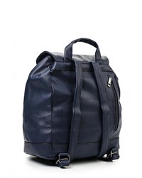 Женский темно-синий кожаный рюкзак от Paolo