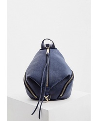 Женский темно-синий кожаный рюкзак от Rebecca Minkoff