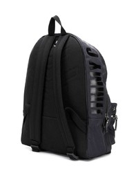 Мужской темно-синий кожаный рюкзак от Jimmy Choo