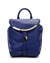 Женский темно-синий кожаный рюкзак от See by Chloe
