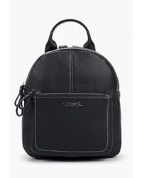 Женский темно-синий кожаный рюкзак от Trevor