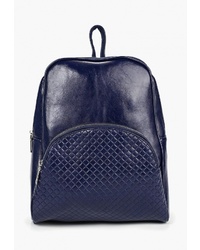 Женский темно-синий кожаный рюкзак от Vitacci