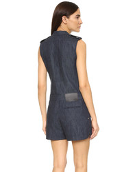 Темно-синий комбинезон с шортами от Rag & Bone