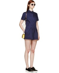 Темно-синий комбинезон с шортами от Kenzo