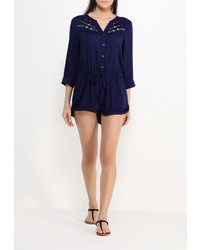 Темно-синий комбинезон с шортами от Roxy