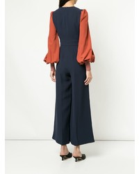 Темно-синий комбинезон от Roksanda