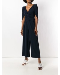 Темно-синий комбинезон от Talbot Runhof
