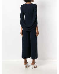 Темно-синий комбинезон от Talbot Runhof