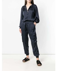 Темно-синий комбинезон от Theory