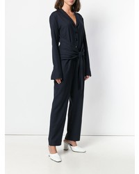 Темно-синий комбинезон от Victoria Beckham