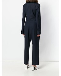 Темно-синий комбинезон от Victoria Beckham