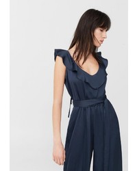 Темно-синий комбинезон от Mango