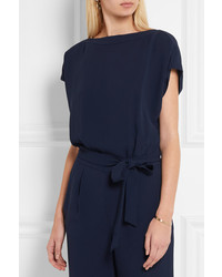 Темно-синий комбинезон от Diane von Furstenberg