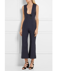 Темно-синий комбинезон от Roksanda