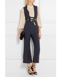 Темно-синий комбинезон от Roksanda