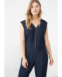 Темно-синий комбинезон от Violeta BY MANGO