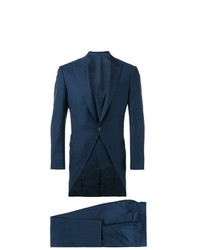 Темно-синий костюм-тройка от Canali