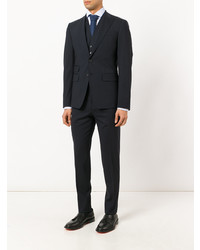 Темно-синий костюм-тройка от DSQUARED2