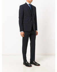 Темно-синий костюм-тройка от DSQUARED2