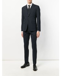 Темно-синий костюм-тройка от DSQUARED2